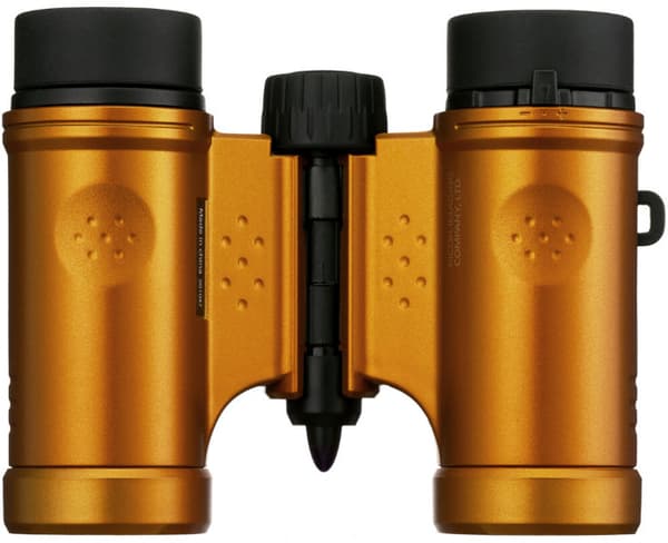Pentax binoculars UD 9x21, grey/orange