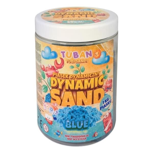 TUBAN Dynamisk sand 1 kg blå - 5901087035549