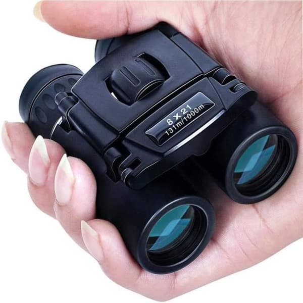 Kompakt zoomkikare 8x21 Lång räckvidd 1000m Vikbar HD Kraftfull miniteleskop BAK4 FMC Optisk Sportcamping
