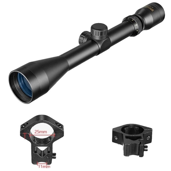 Kikarsikte, Trådavståndsmätare Reticle, Mil Dot Reticle, 11mm 11mm