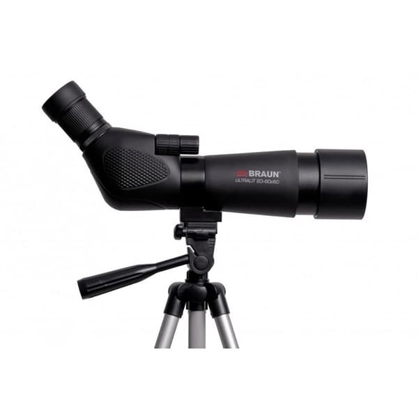 Braun Photo Ultralit Spektiv 20-60x60 Monokulært Teleskop Sort