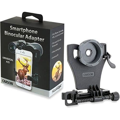 Smartphone-adapter - Carson - HookUpz - Universell - Svart - Kompatibla kikare