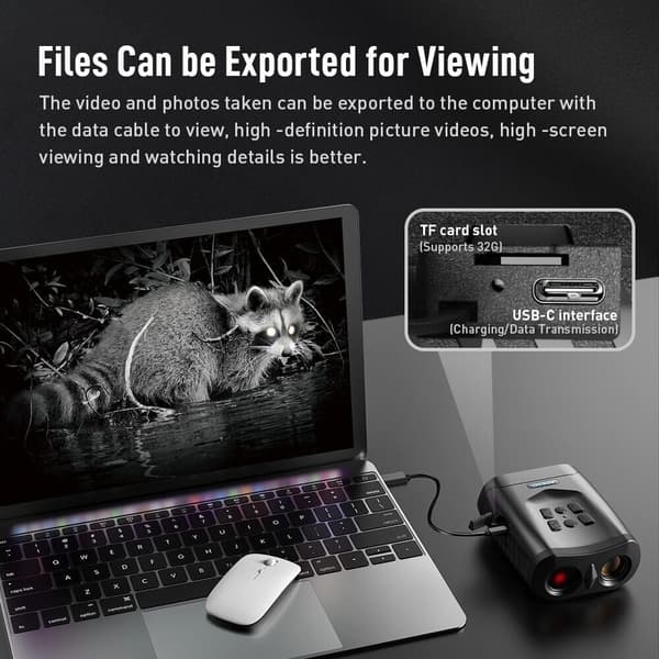 APEXEL 4K HD Digitale Nattkikkerter med Kreativ Ugledesign
