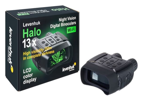 Nattvisions digitala kikare Levenhuk Halo 13x Wi-Fi
