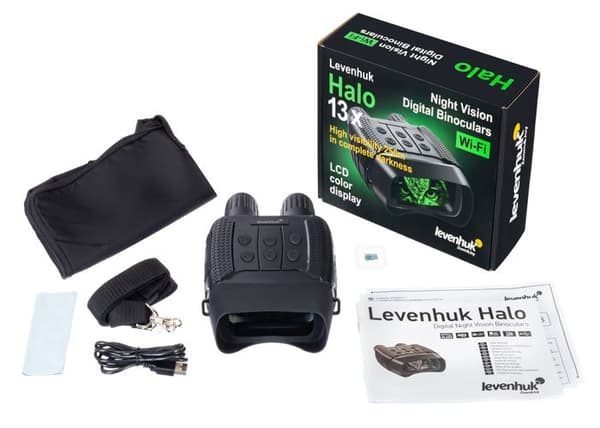 Nattvisions digitala kikare Levenhuk Halo 13x Wi-Fi