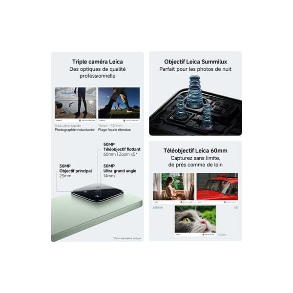Smartphone - Xiaomi - 15 - Grön - 12 GO RAM - 512 GO Lagring - Trippel Leica-kamera