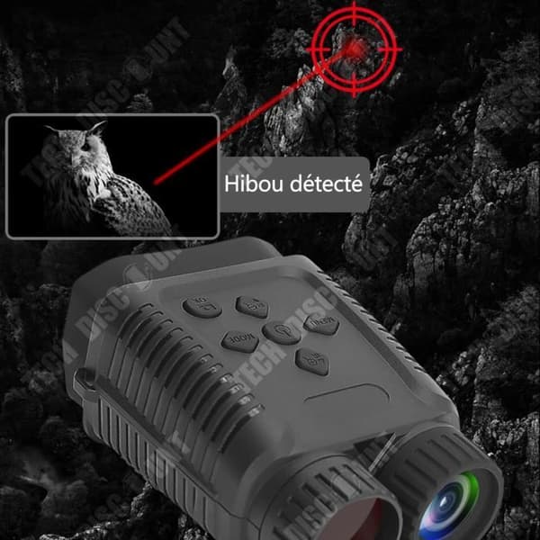 TD® Bärbar Night Vision Kikare Utomhus Full Black HD Infraröd Kikare Digital Night Vision Device