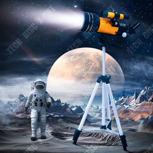 TD® Professionellt högupplöst astronomiskt teleskop dubbel användning mörkerseende teleskop orange bälte modell med hög stjärna