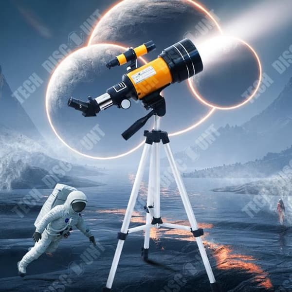 TD® Professionellt högupplöst astronomiskt teleskop dubbel användning mörkerseende teleskop orange bälte modell med hög stjärna