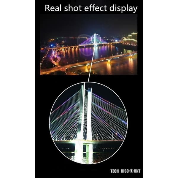 CONFOZEN® 12*50 Monocular Zoom Telescope High Definition High Magnification Vattentätt och anti-dropp