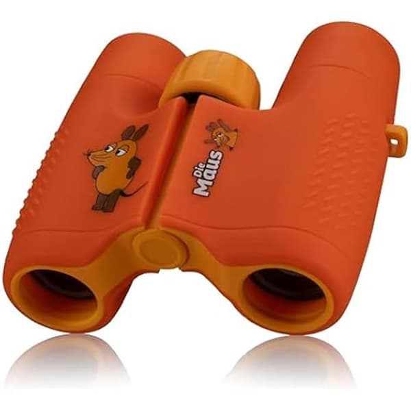 Barnkikare - BRESSER - DieMaus 6x21 - Förstoring 6x - Objektivdiameter 21 mm - Färg orange