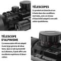 Miniatyrbild 4 av 4: INN Teleskop Brännvidd 300 mm Brännvidd Astronomiskt Teleskop Red Dot Telescope Bergsbestigning Teleskoplins