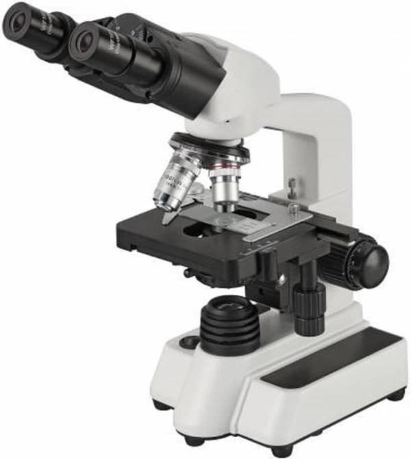 Bresser Mikroskop Bino Researcher 40x-1000x Sort, Hvid