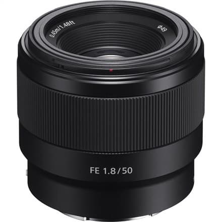 Sony FE 50mm F1.8 SLR Svart