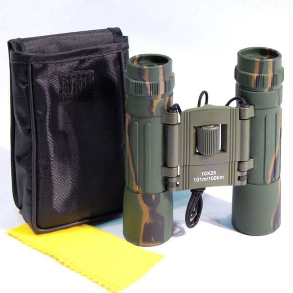 Kikare - Mil-Tec - 10X25 - Ultra-kompakt - Gummi - Fodral ingår