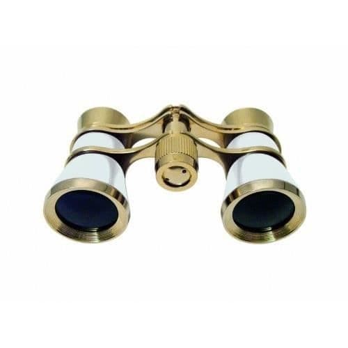 Opera kikare - BRAUN - OPERA - Förstoring 3x - Diameter 25 mm - Guld/Pärla