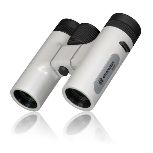 BRESSER Spirit 6x24 Kompakt Kikare - Vit - Full Multicoated Optik - Stort Synfält