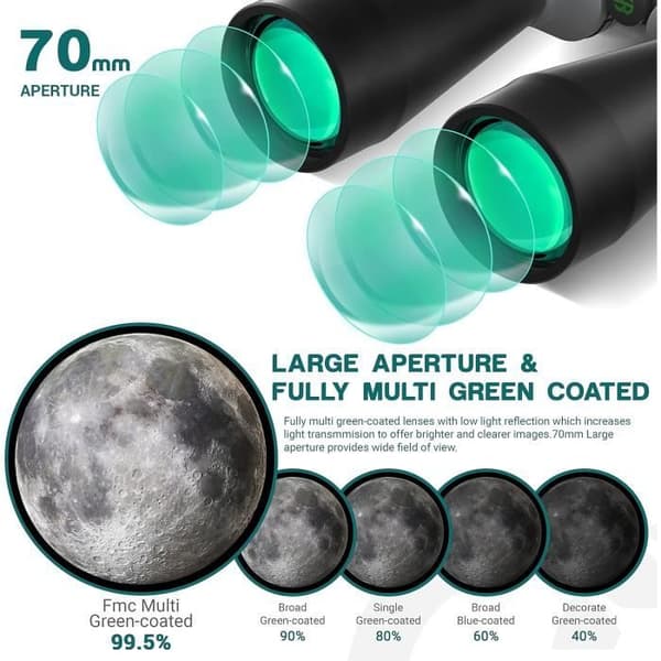 Astronomi Kikare - ESSLNB - 13-39X70 - Gigantisk Zoom - Telefonadapter - Stativ Ingår