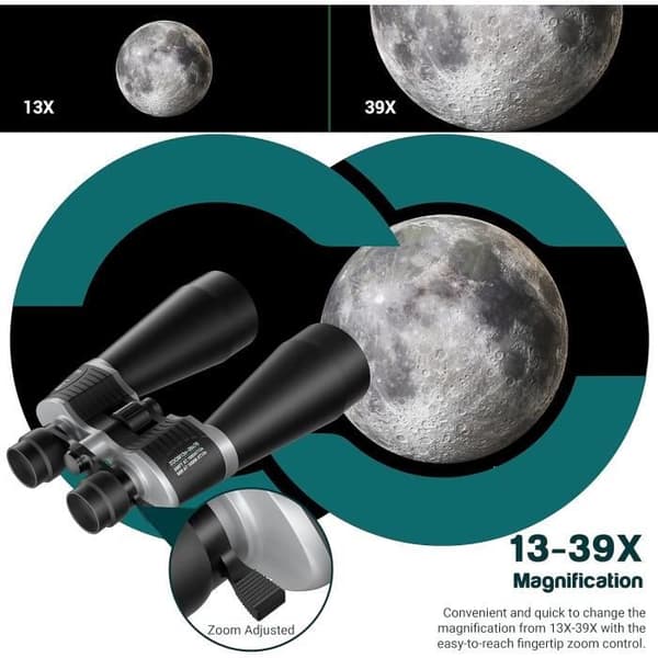 Astronomi Kikare - ESSLNB - 13-39X70 - Gigantisk Zoom - Telefonadapter - Stativ Ingår