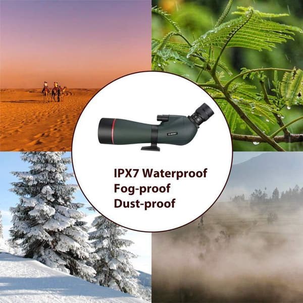 Svbony SV406P 20-60X80mm ED Teleskop, med Canon SV123 och M42x0,75 kamerafäste, för fågelskådning