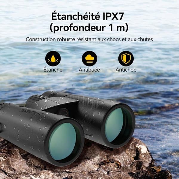 Svbony SV202 Uppdaterad Ed Kikkare 10x42, ED Glas Bak4 Prisma Dielektriskt och Fas Beläggning Magnesiumlegeringskapsling Vattentät