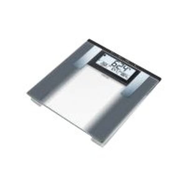 Sanitas SBG 21 Våg med kroppsanalays digital Vägningsområde=180 kg Grå, Glas