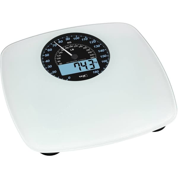 TFA Dostmann SWING Personvåg digital Vägningsområde=180 kg Vit