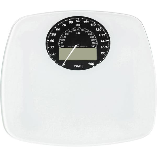 TFA Dostmann SWING Personvåg digital Vägningsområde=180 kg Vit