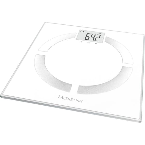 Medisana BS 444 connect Våg med kroppsanalays digital Vägningsområde=180 kg Vit