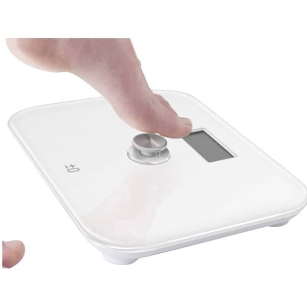 TFA Dostmann ECO STEP Personvåg digital Vägningsområde=150 kg Vit