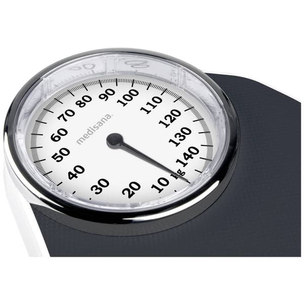 Medisana PSD Personvåg analog Vägningsområde=150 kg Svart, Vit