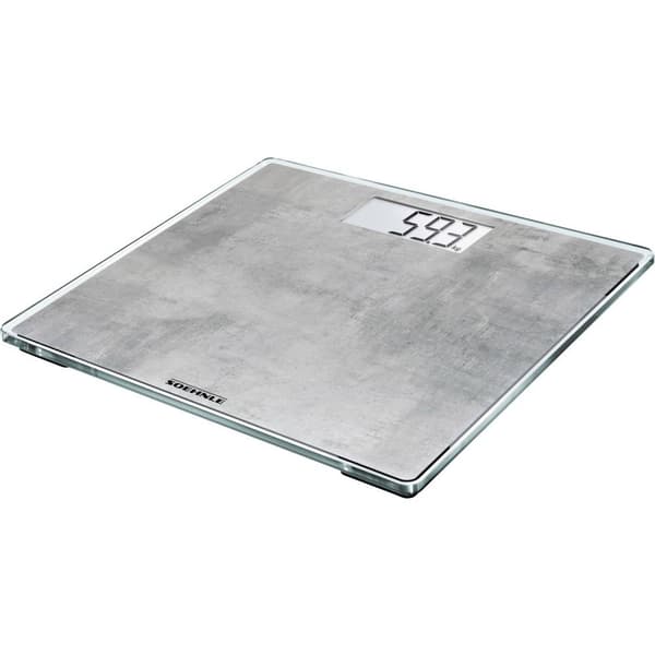 Soehnle Style Sense Compact 300 Concrete Personvåg digital Vägningsområde=180 kg Grå