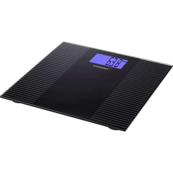 Korona ELLA Personvåg digital Vägningsområde=200 kg Svart