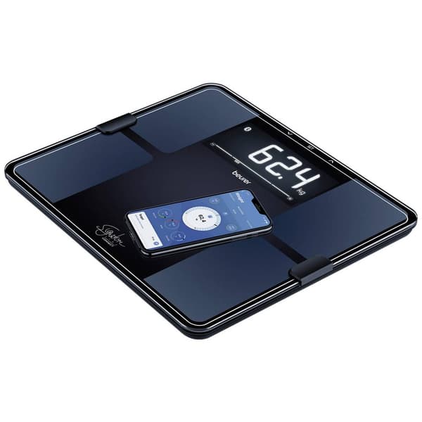 Beurer BF 915 Personvåg digital Vägningsområde=200 kg Svart Med Bluetooth