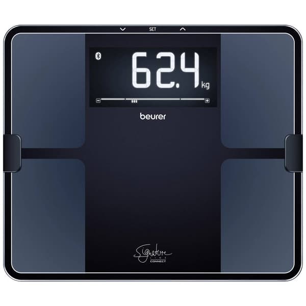 Beurer BF 915 Personvåg digital Vägningsområde=200 kg Svart Med Bluetooth