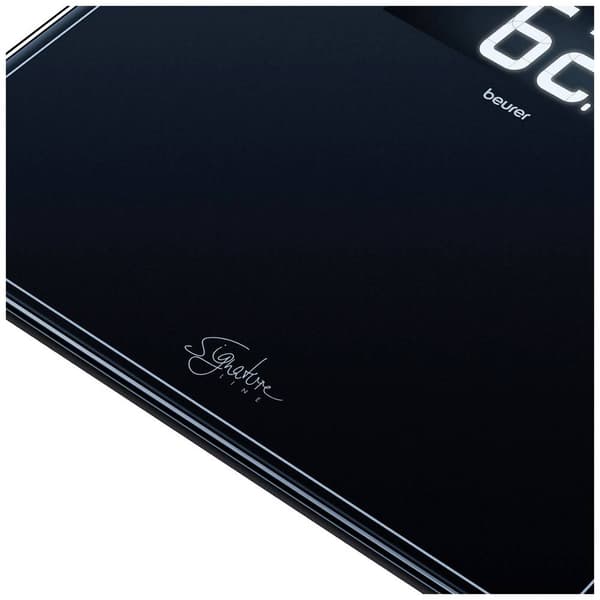 Beurer GS 410 Signature Line Personvåg digital Vägningsområde=200 kg Svart