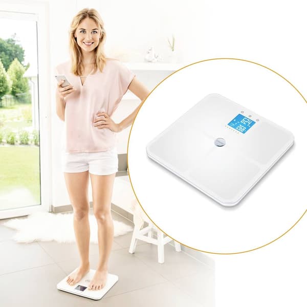 Beurer BF 950 BT Våg med kroppsanalays digital Vägningsområde=180 kg Vit