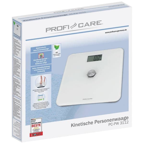Profi-Care PC-PW 3112 w Personvåg digital Vägningsområde=180 kg Vit
