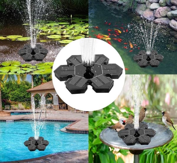 Solar fountain Solar powered Fountain vand springvand / Vandpumpe / Pumpe