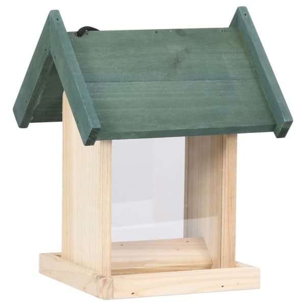 vidaXL fuglefoderautomater 4 stk. fyrretræ