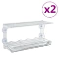Pikkukuva 1 / 11: vidaXL Linnun ikkunasyöttölaitteet 2 kpl akryyli 30x12x15 cm
