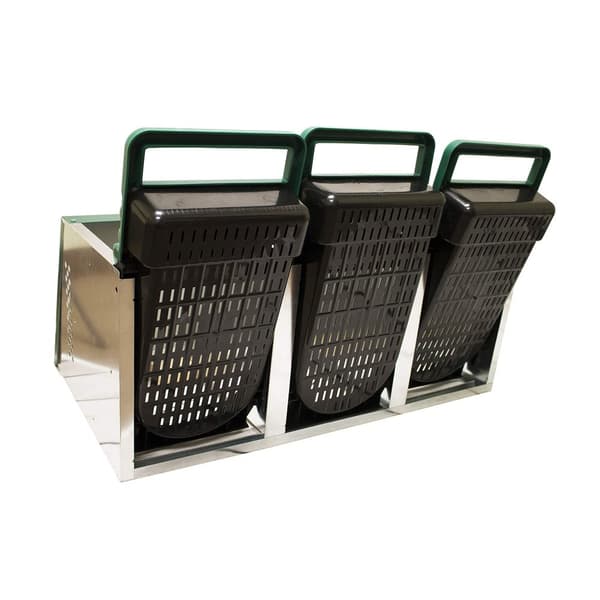 Gaun 3 Compartments Plastic Nest Tray