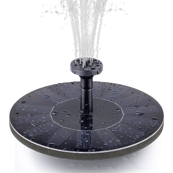 Solar flydende fuglebad springvand pumpe