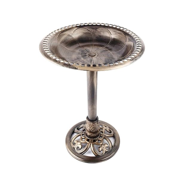 Udendørs fuglebad bassin, holdbart PP-materiale, farvemuligheder tilgængelige,Bronze