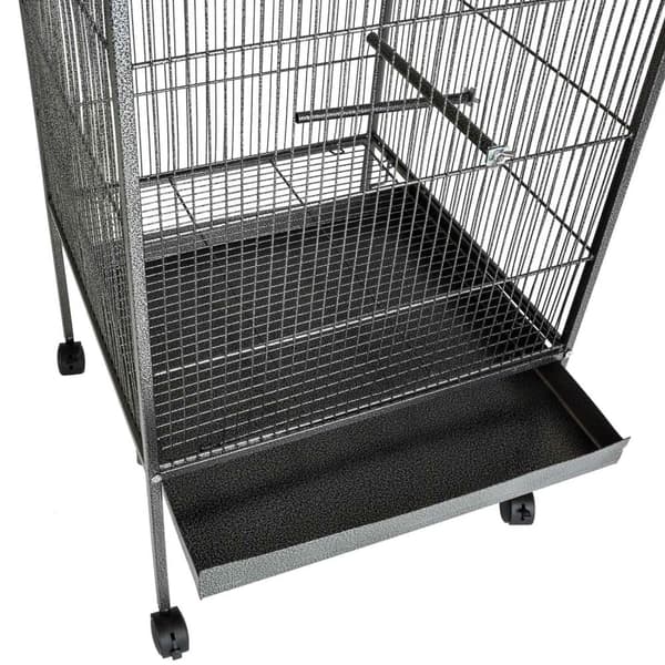 Fågelbur 146 cm hög - antracit