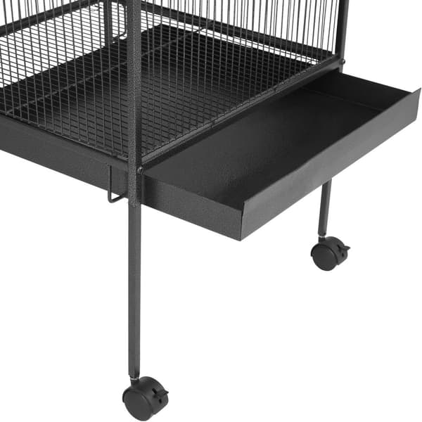 Fuglebur i sølv-anthracit 146cm - anthrazit