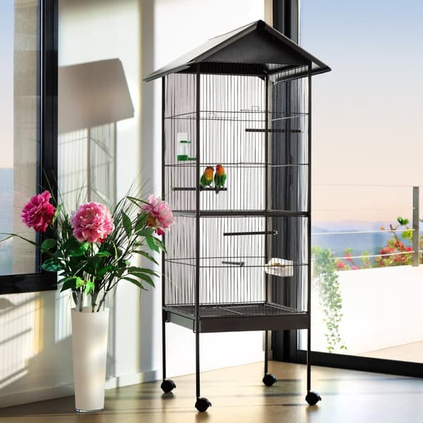 Fågelbur 162cm hög - antracit