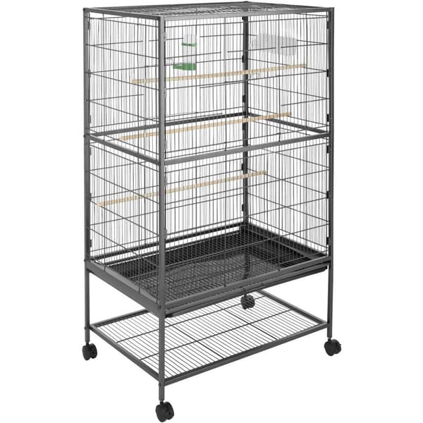 Fågelbur 131cm hög - antracit