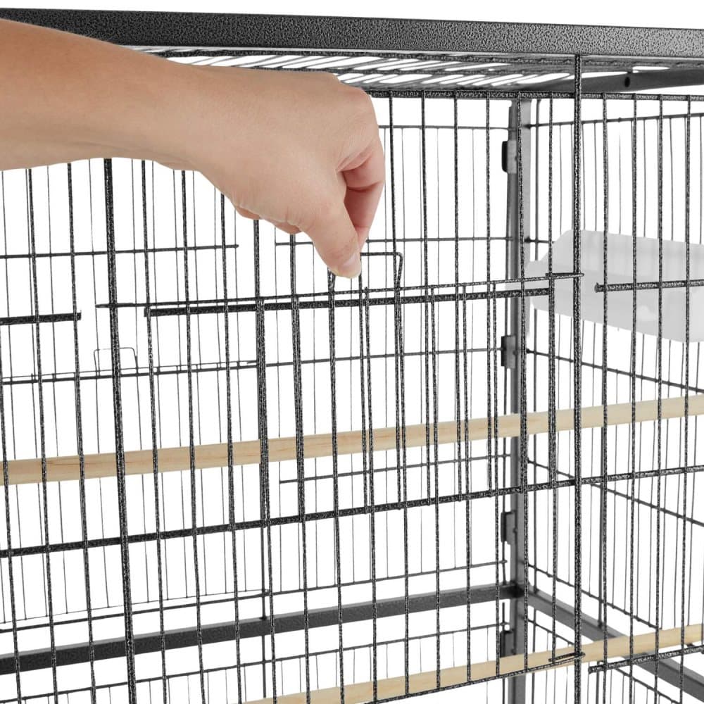 Fågelbur 131cm hög - antracit