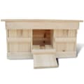 Miniatyrbillede 3 af 4: vidaXL spurvehuse 2 stk. træ 44 x 15,5 x 21,5 cm